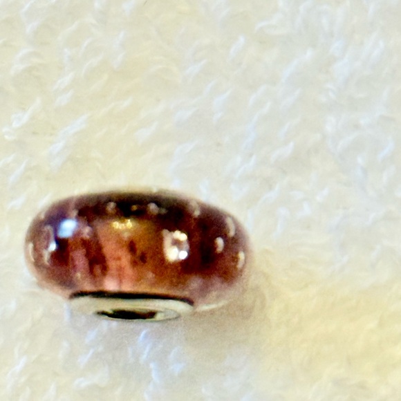 Pandora Purple and Sterling Silver Charm - Picture 2 of 4